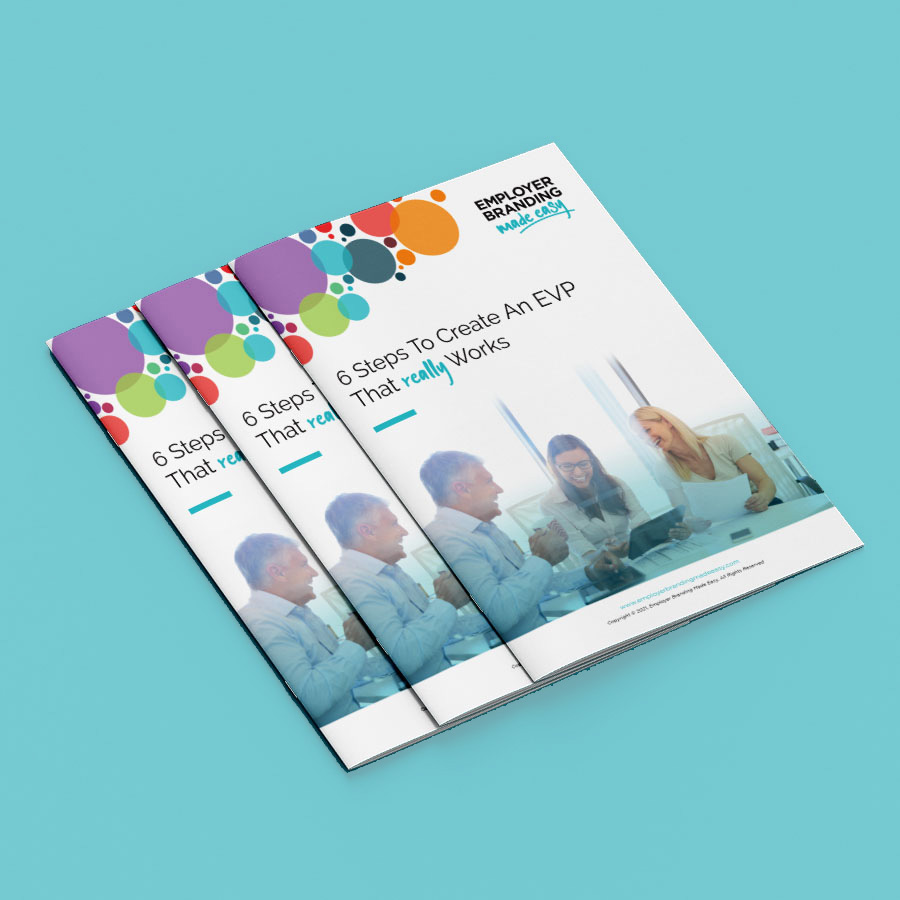 Colourful brochure design for Employer Branding