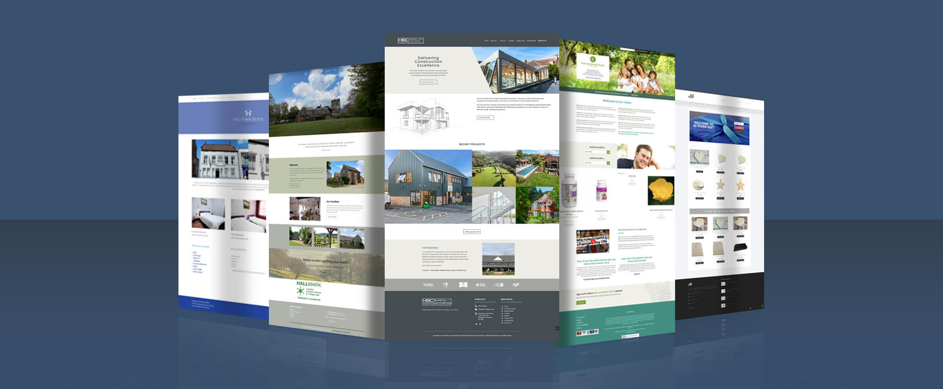 Benjamin Henry Website design flatlay