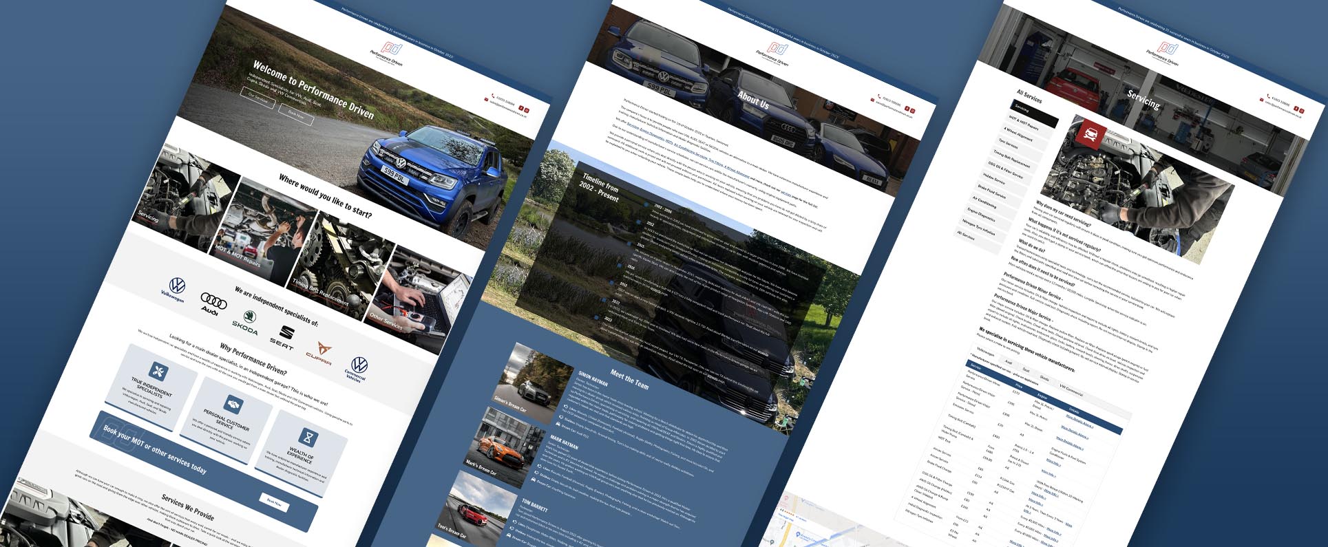 Benjamin Henry Website design flatlay