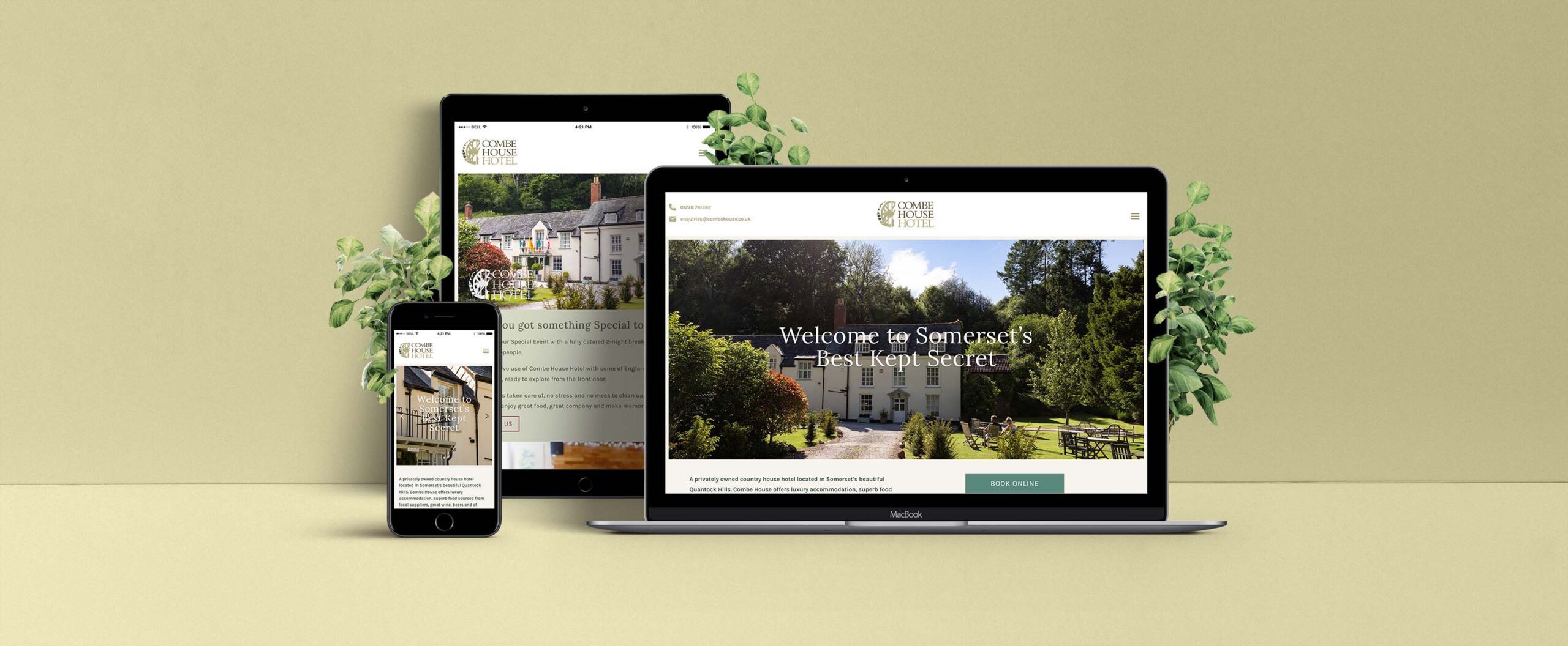 Benjamin Henry Website design flatlay