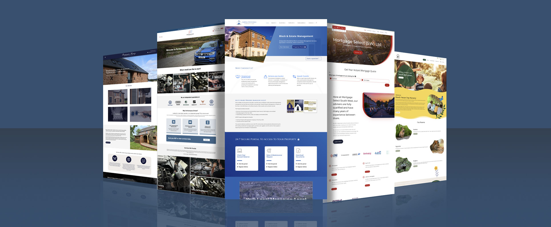 Benjamin Henry Website design flatlay