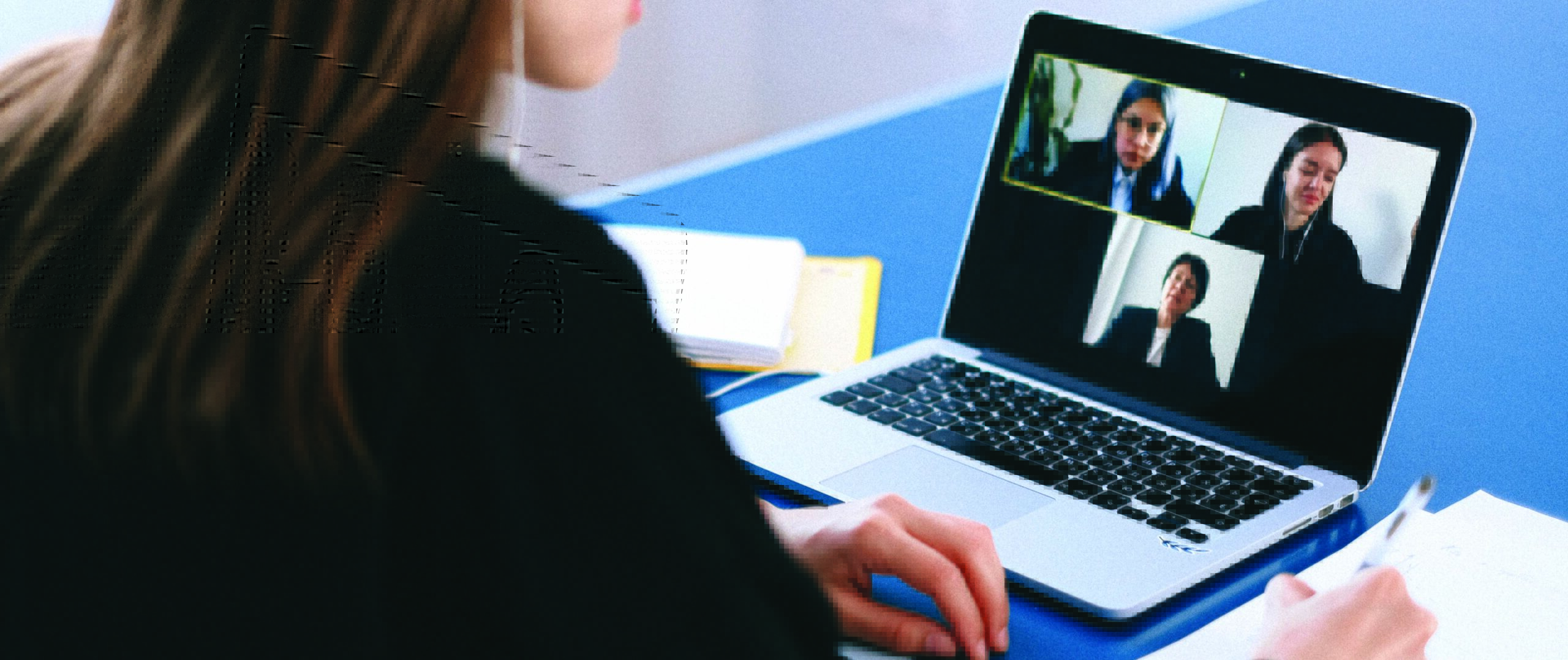 people on a zoom meeting